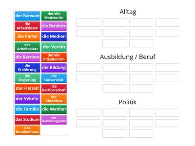 Aspekte für Zusammenleben einer Gesellschaft