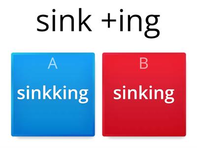 Consonant Doubling Rule