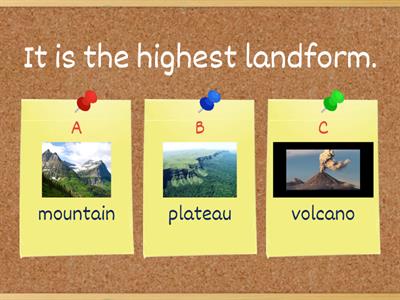 Science: Landforms 