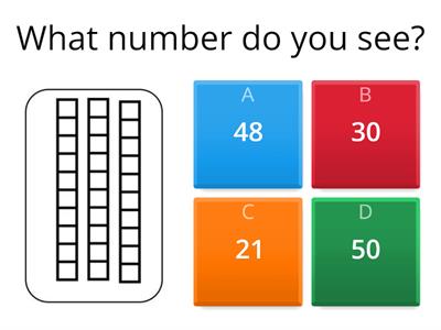 What number do you see? Place value & base  hundreds and ten blocks