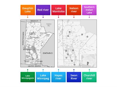 Lakes and rivers of Manitoba
