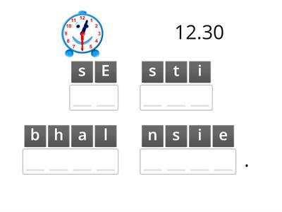 Die Uhrzeit Logisch A1