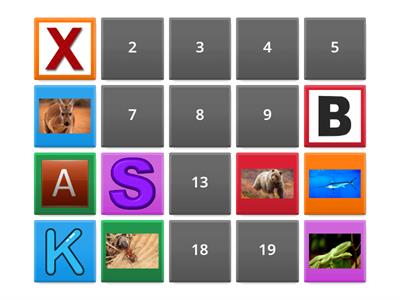 ABC Animals Matching Game