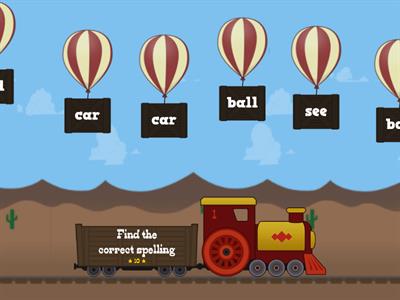 Edmark Lessons 1-10 Spelling Balloon Pop