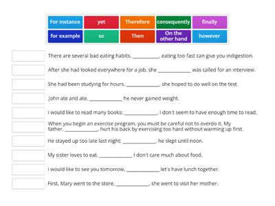 Transition words for speaking - Teaching resources