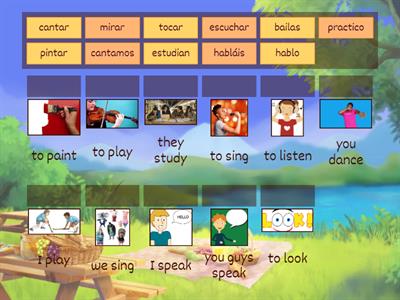 (19) AR verbs  - Mixture