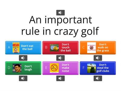 Mr Bean - Crazy Golf - Quiz
