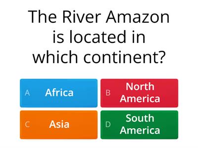 River Amazon Quiz!