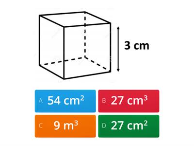 Volumen de cubos y paralelepípedos
