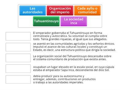 Organización del Tahuantinsuyo