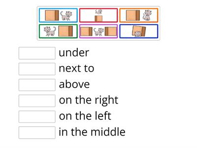 Prepositions of place