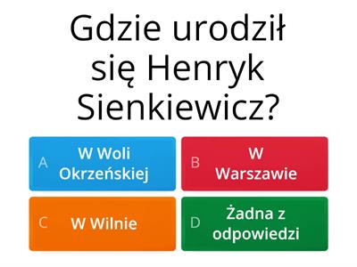 Test Henryk Sienkiewicz