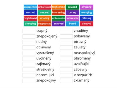 Adjectives -ED vs. -ING