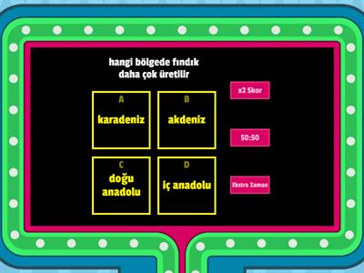 gameshow sosyal bilgiler 5.sınıf ekonomik faaliyetler