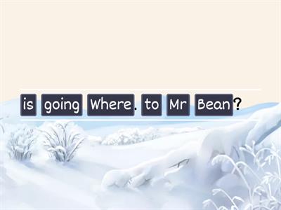 Mr. Bean - shopping - present continuous