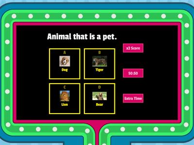 Shelter for animals- Choose the correct option. 