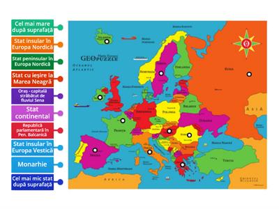 Europa - harta politică