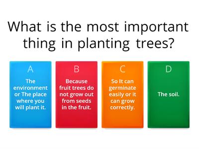 Trees and Planting