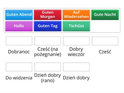 Powitanie/Pożegnanie