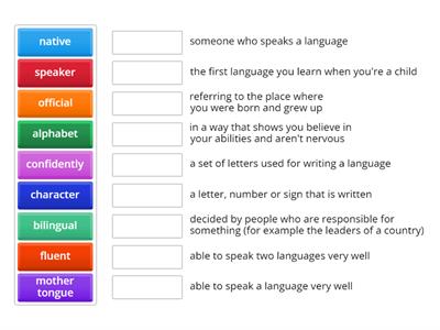 Learning languages