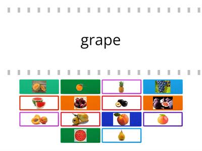 Beginner lesson 1 fruit