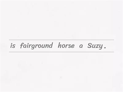 Suzy is a real horse!