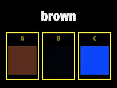 Find the correct colour