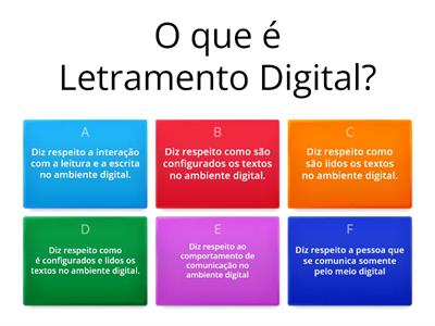 Letramento Digital.