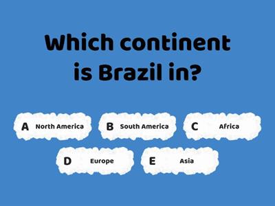 Continents Quiz SC