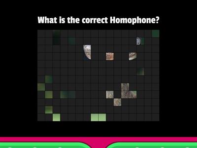 Homophone Image Quiz