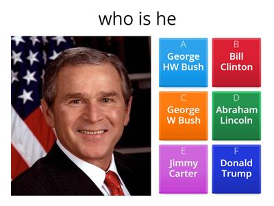 george w bush  presidents quiz