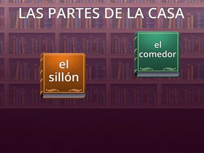 Las partes de la casa