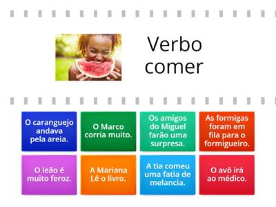 Quiz Tempos Verbais - Recursos De Ensino