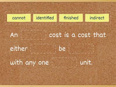 Indirect cost -- Management Accounting - Elements of Costing - AAT 2 & 3
