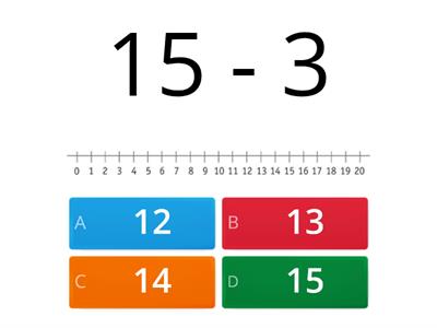 Reta - SUBTRAÇÃO (Quiz) 15