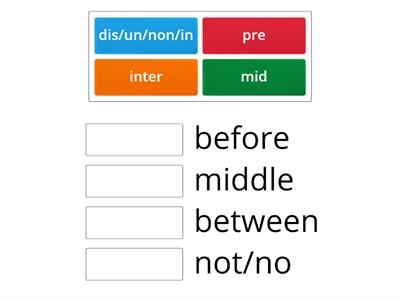 Prefixes 