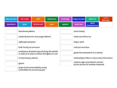 Vocabulary Unit 7 Listening