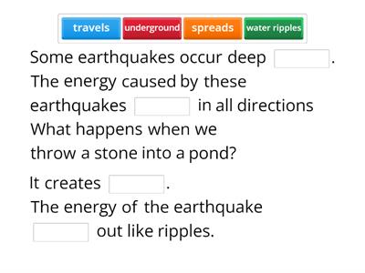 Earthquakes 3: Brr, the Earth is shaking.