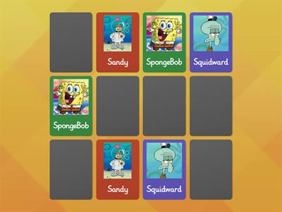 SpongeBob Memory Game