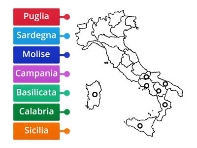 le Regioni d`Italia meridionale