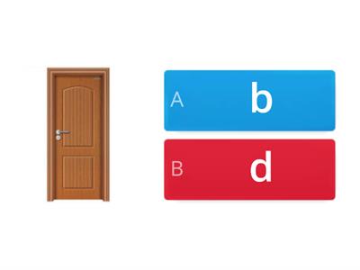 Do these words begin with a b or d? You decide