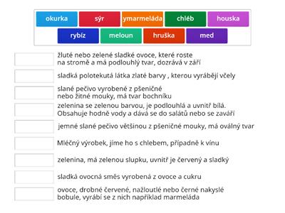 Český jazyk - definice slov