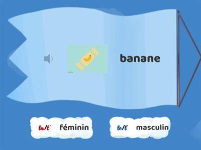 Les fruits au féminin ou au masculin