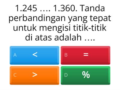 MEMBANDINGKAN DAN MENGURUTKAN BILANGAN RIBUAN