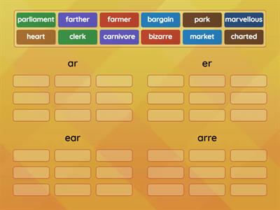 Literacy Group 'ar' Phoneme