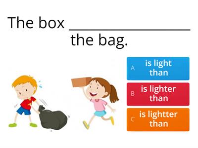 COMPARATIVE ADJECTIVES