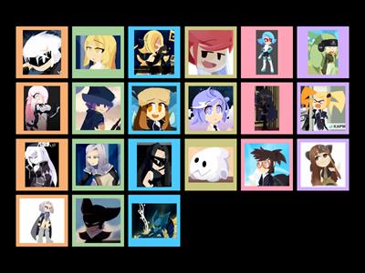 Gwain Saga characters (Created by GeoExe)