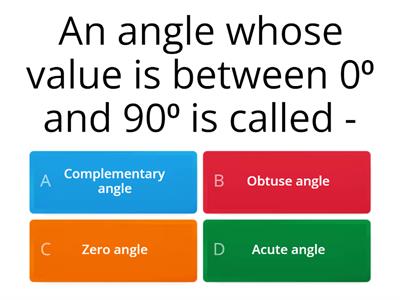 Angle Relationships - Round 2