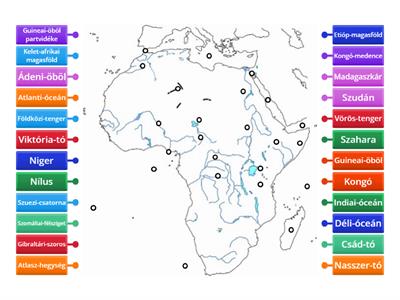 Afrika vaktérkép 1.