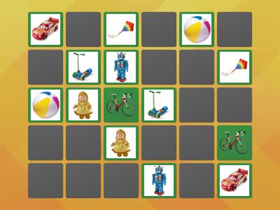 Toys memory game